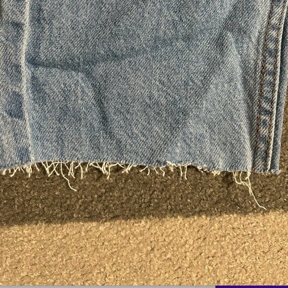 NWT S.O.N.G. High Rise Straight Distressed Cropped BUTTON FLY Jeans Size 9/29 - Picture 8 of 14